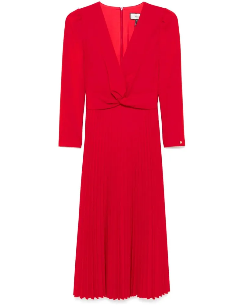 NISSA Midikleid mit Falten - Rot Rot