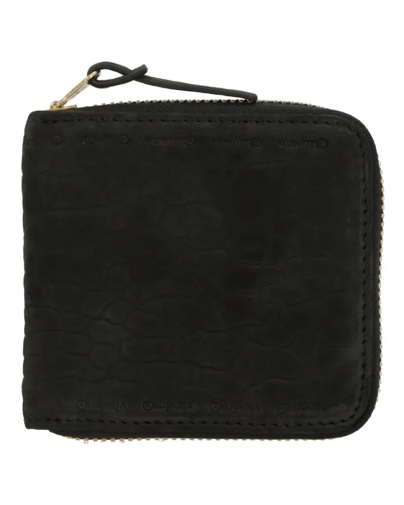 Visvim suede wallet - Schwarz Schwarz