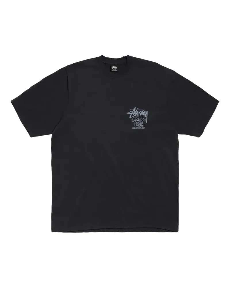 Stüssy T-Shirt mit Print - Schwarz Schwarz