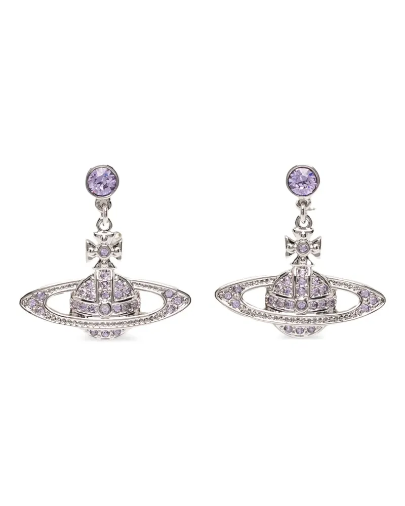 Vivienne Westwood Mini Bas Relief drop earrings - Silber Silber