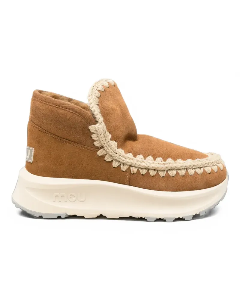Mou Sneakers mit gehäkelten Details - Braun Braun