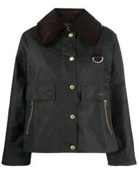 Barbour Oversized-Jacke mit Logo Grün