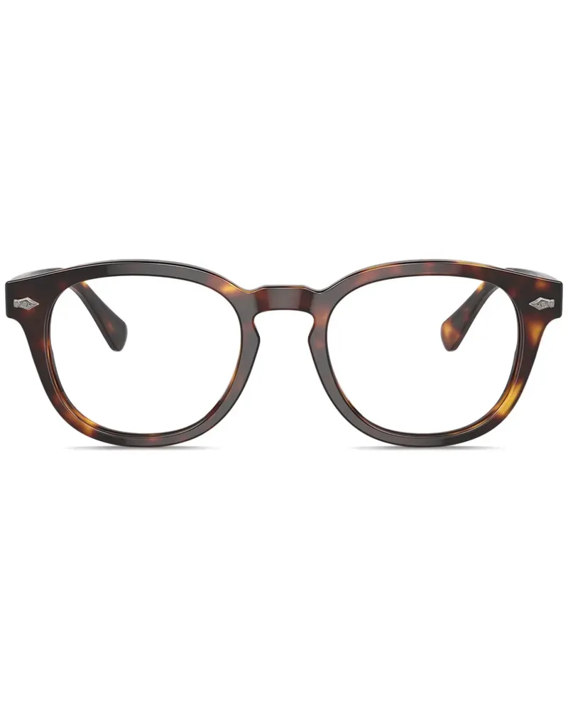 Ralph Lauren Brille mit rundem Gestell - Braun Braun