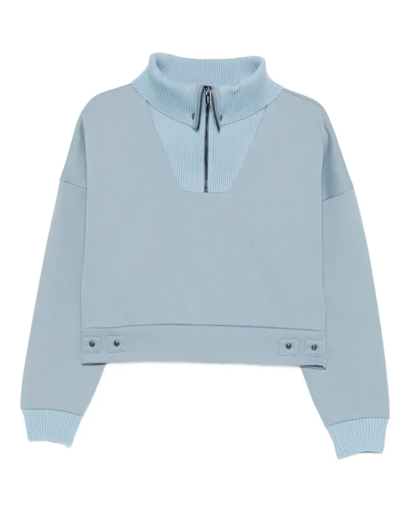 Iceberg zip funnel-neck sweatshirt - Blau Blau