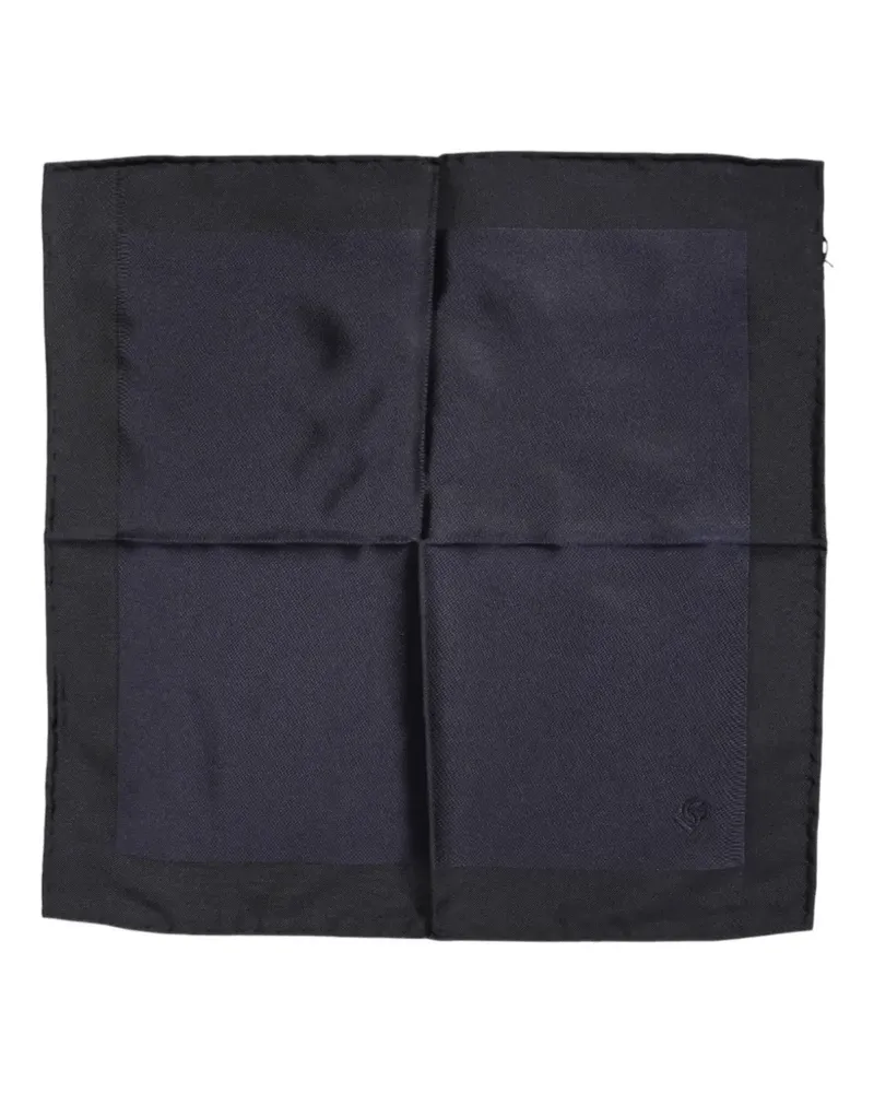 Dolce & Gabbana Einstecktuch mit Logo-Stickerei - Schwarz Schwarz