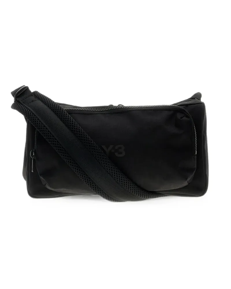adidas logo-print shoulder bag - Schwarz Schwarz