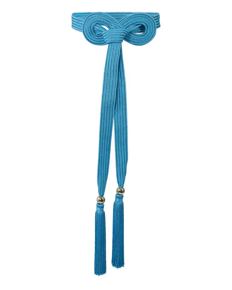 Carolina Herrera New York Seilgürtel mit Quasten - Blau Blau