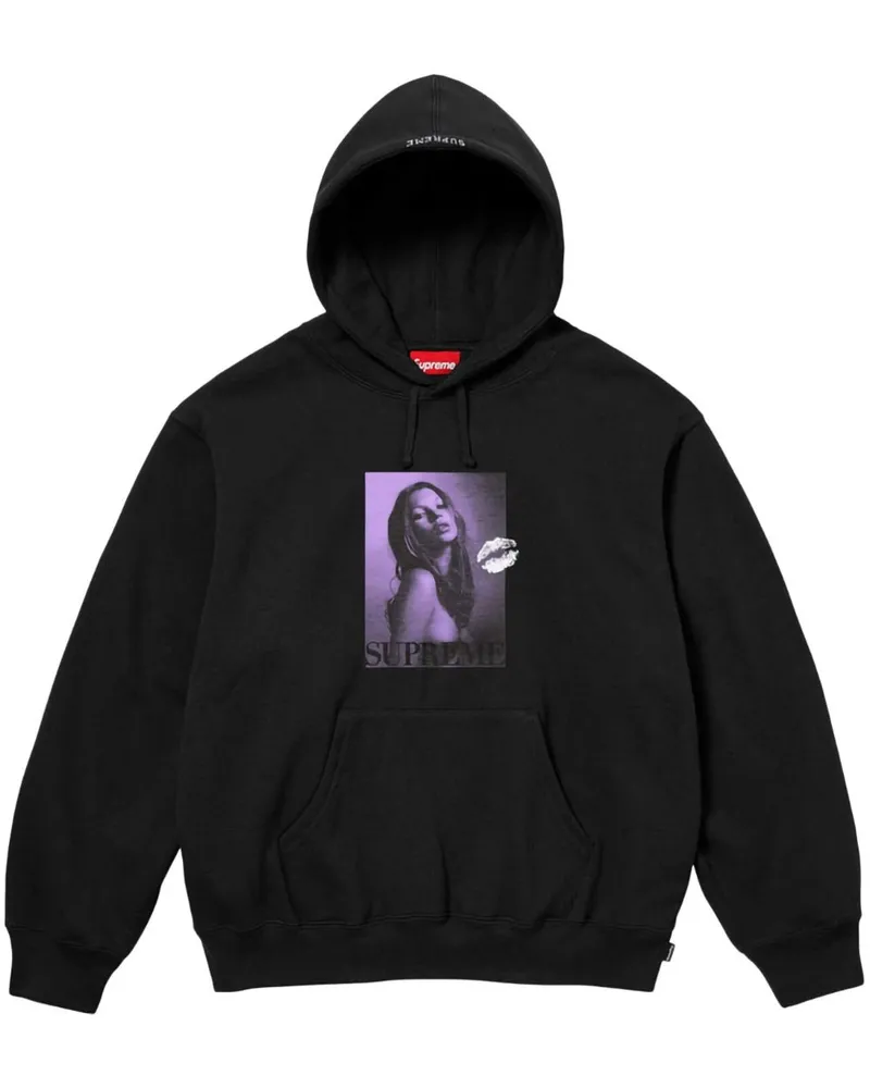 Supreme Being Kate Moss Hoodie - Schwarz Schwarz