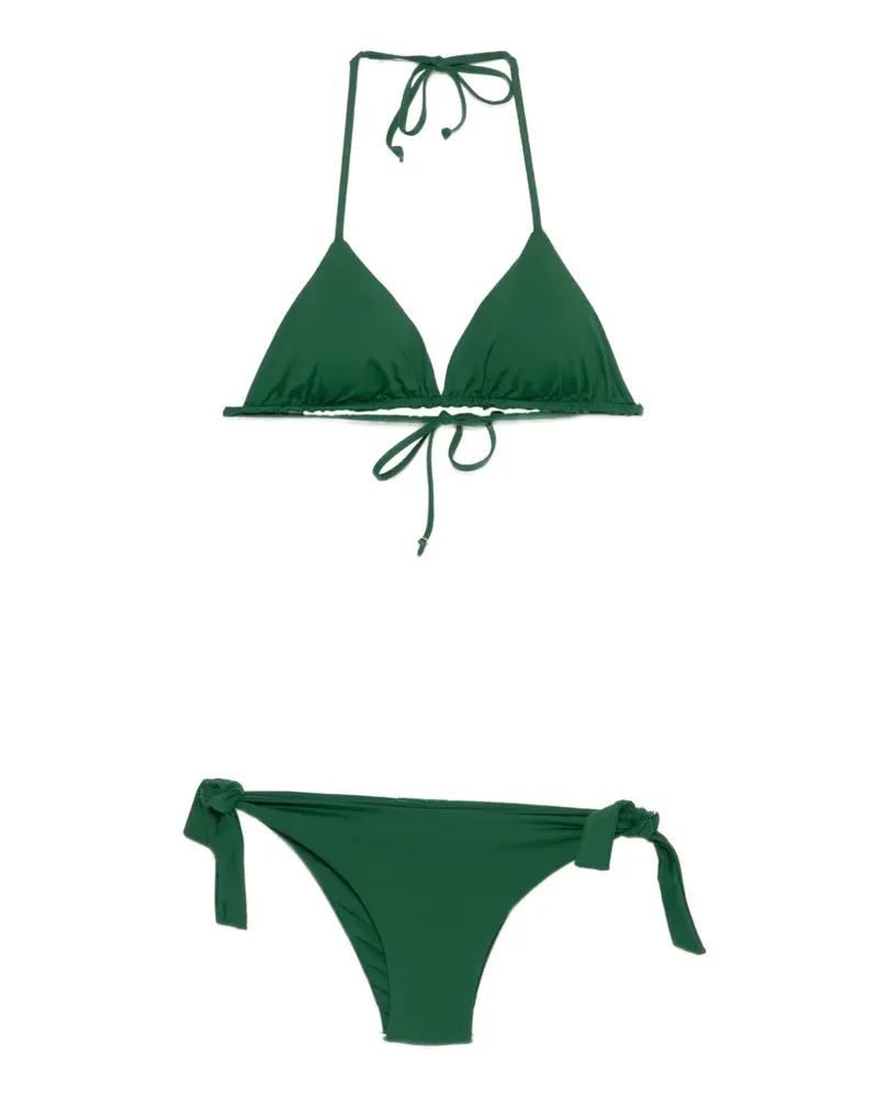 FISICO-Cristina Ferrari Bikini mit Schleifenverschluss - Grün Grün