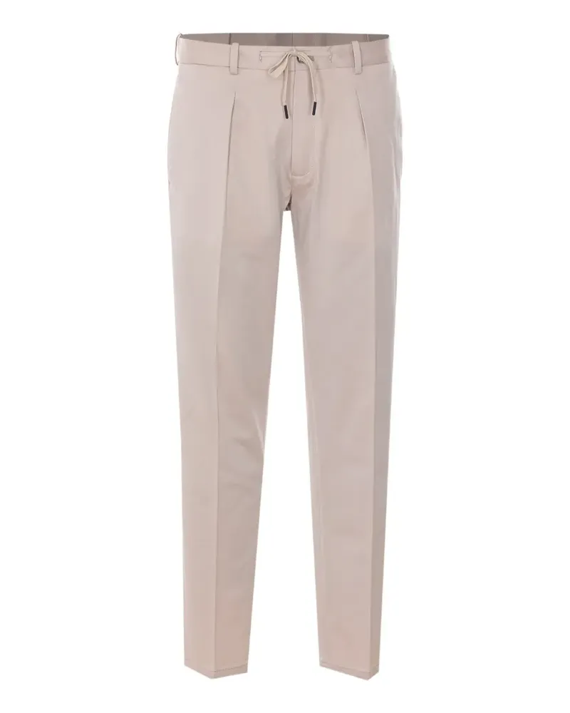 CIRCOLO 1901 drawstring straight-leg trousers - Nude Nude