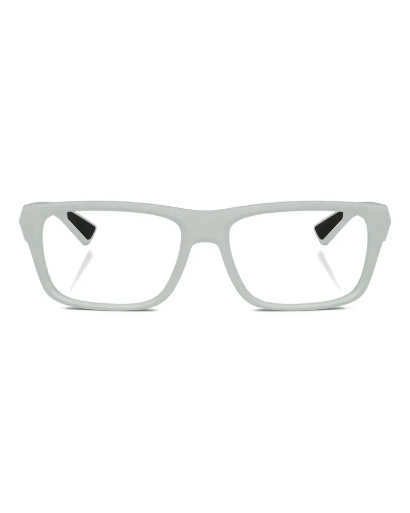 Prada Brille mit eckigem Gestell - Grau Grau