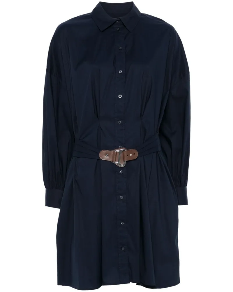 Ralph Lauren Plissiertes Minikleid - Blau Blau