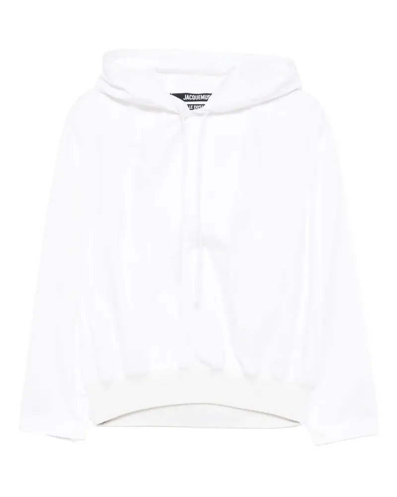 Jacquemus Haut Hoodie mit Trapezform - Weiß Weiß