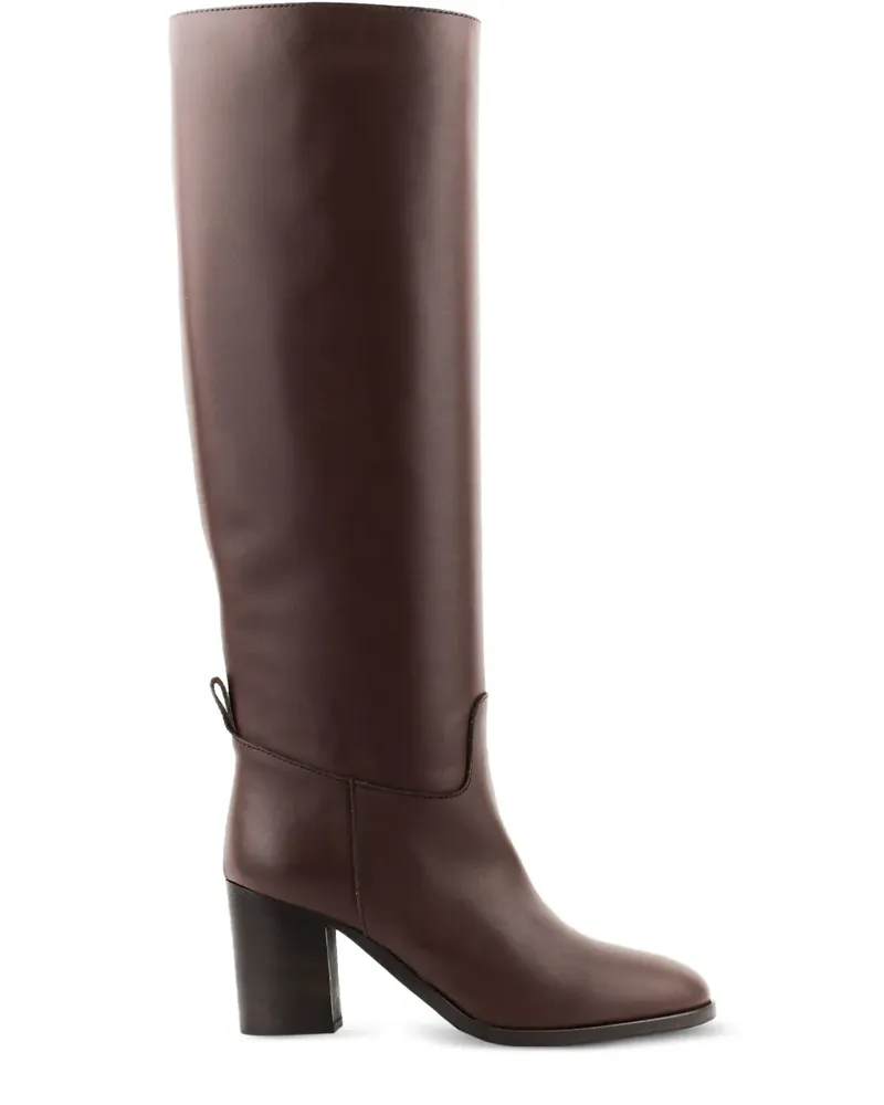 Paul Warmer Kate Stiefel mit Blockabsatz 75mm - Braun Braun