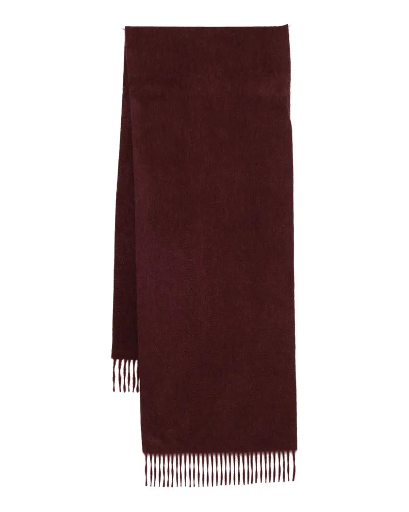 N.Peal Breiter Schal - Rot Rot