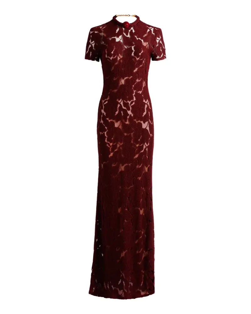 Silvia Tcherassi Rochelle lace dress - Rot Rot