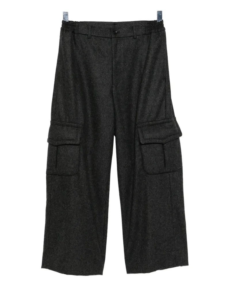 Comme des Garçons cargo tapered trousers - Grau Grau