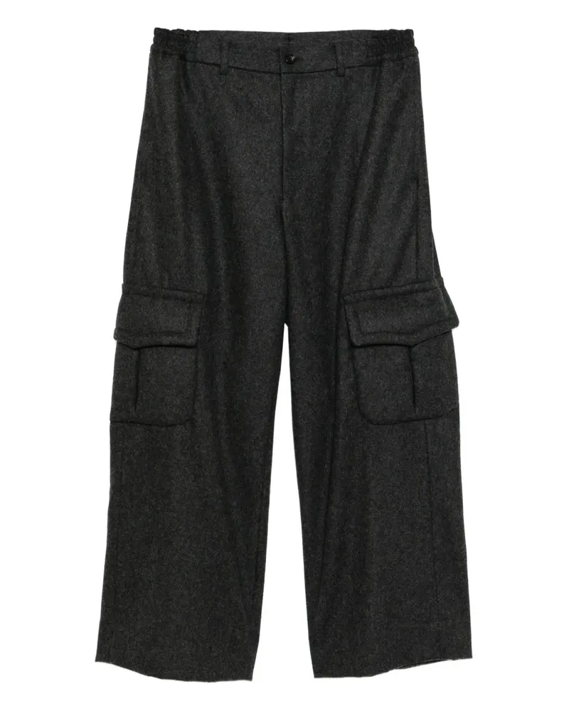 Comme des Garçons Schmal zulaufende Cargohose - Grau Grau