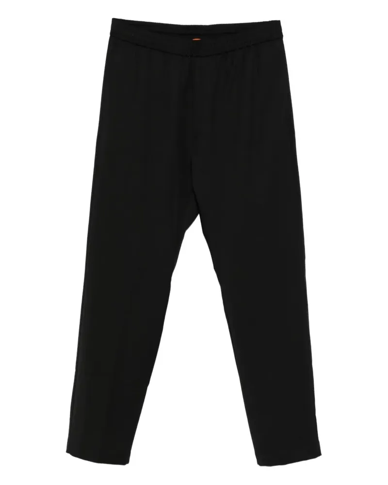 BARENA elastic-waist trousers - Schwarz Schwarz