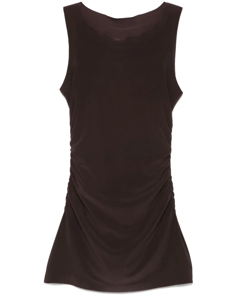 Norma Kamali Pickleball Minikleid - Braun Braun