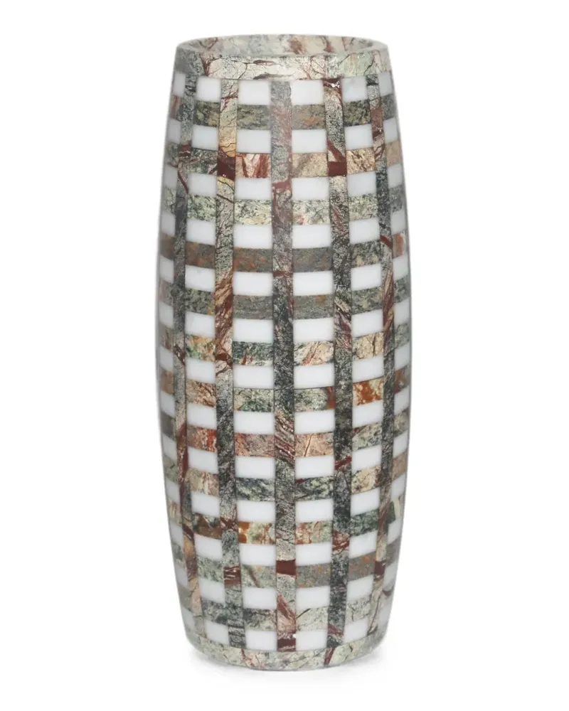 Editions Milano Lace Vase aus Marmor - Grün Grün