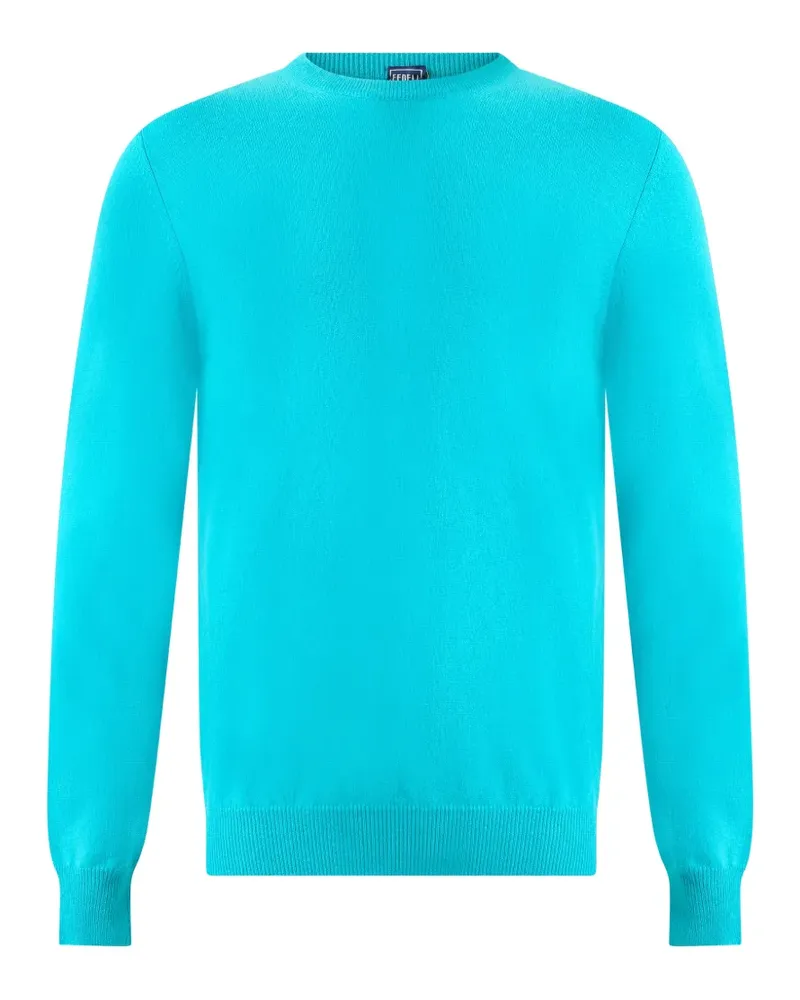 Fedeli cashmere crew-neck sweater - Blau Blau