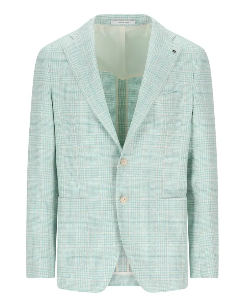 Tagliatore checked blazer - Blau Blau