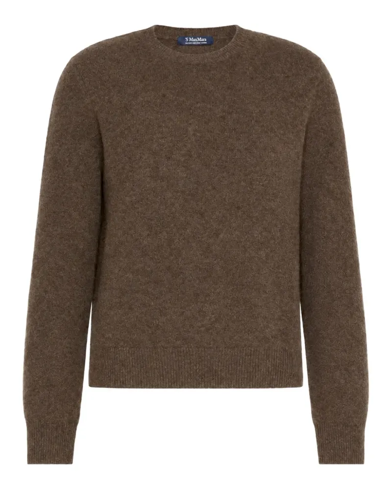 Max Mara Max Mara Pullover mit Ellenbogen-Patch - Braun Braun