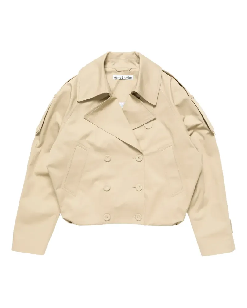 Acne Studios short trench coat - Nude Nude