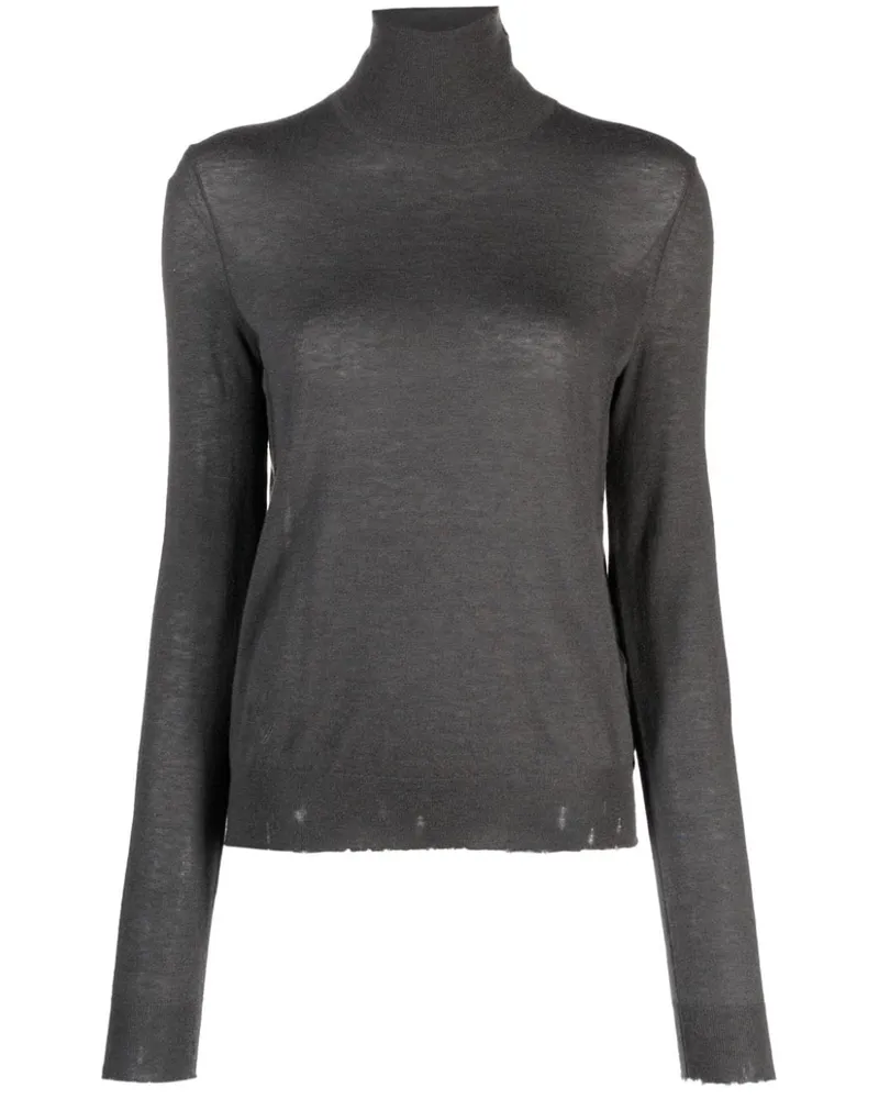 Zadig & Voltaire Kaschmirpullover in Distressed-Optik - Grau Grau