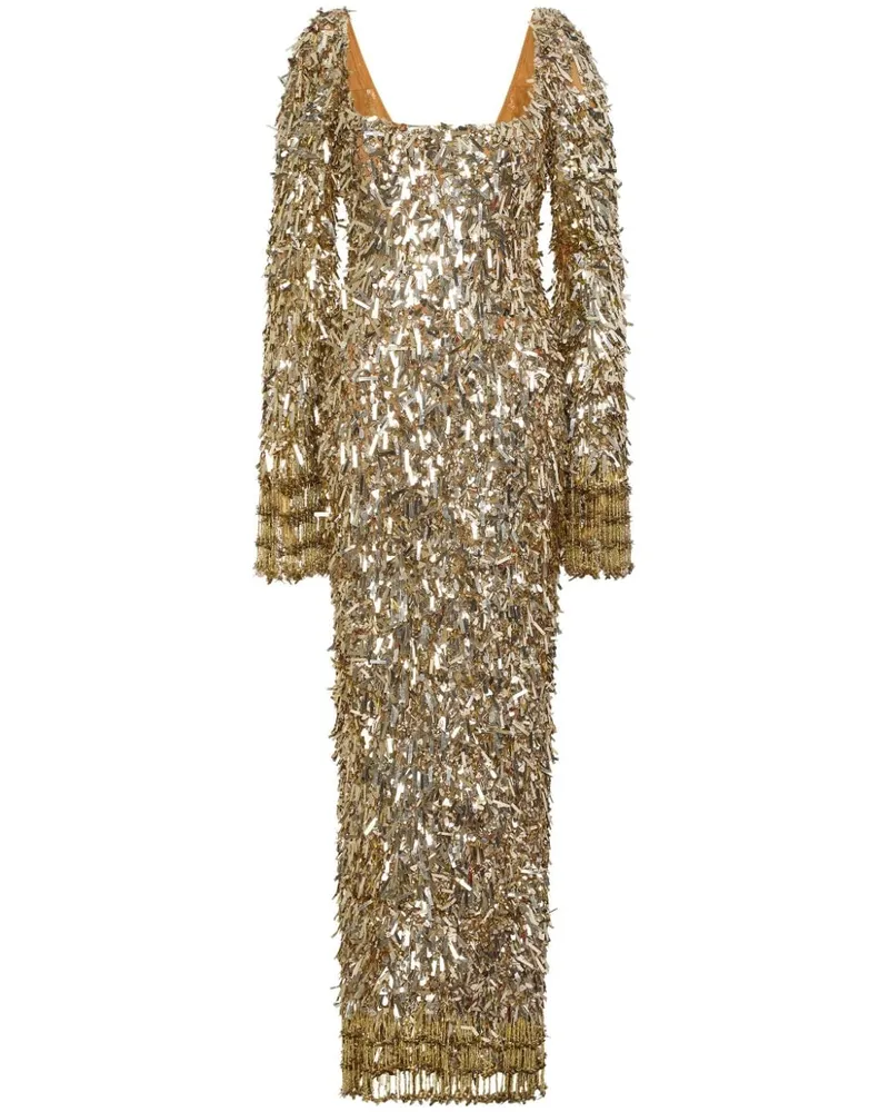 Rachel Gilbert Posie Abendkleid - Gold Gold