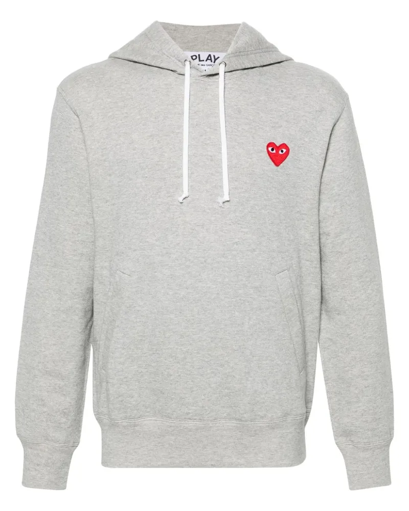 Comme des Garçons Hoodie mit Herz-Motiv - Grau Grau