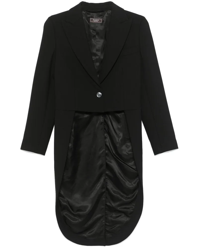 Peserico Asymmetrischer Blazer - Schwarz Schwarz