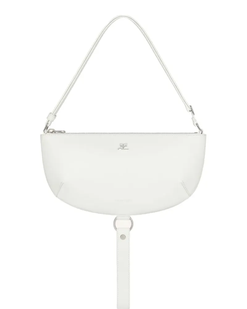 Courrèges Holy Eclipse Half-Moon Schultertasche - Nude Nude