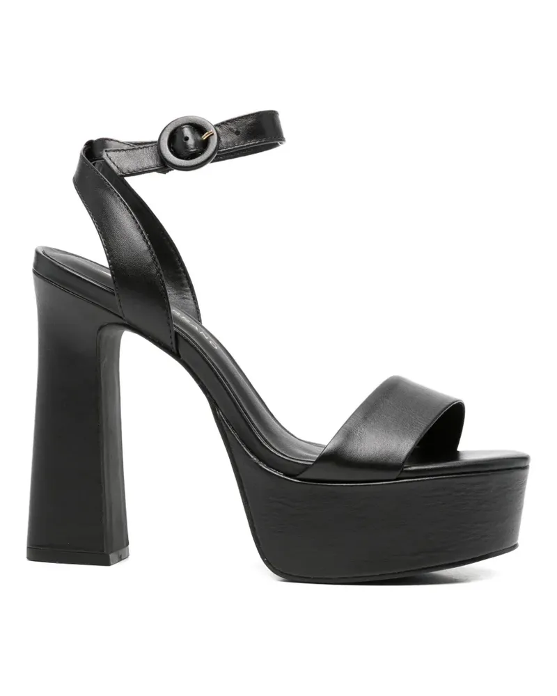 CARRANO platform buckle-fastening sandals - Schwarz Schwarz