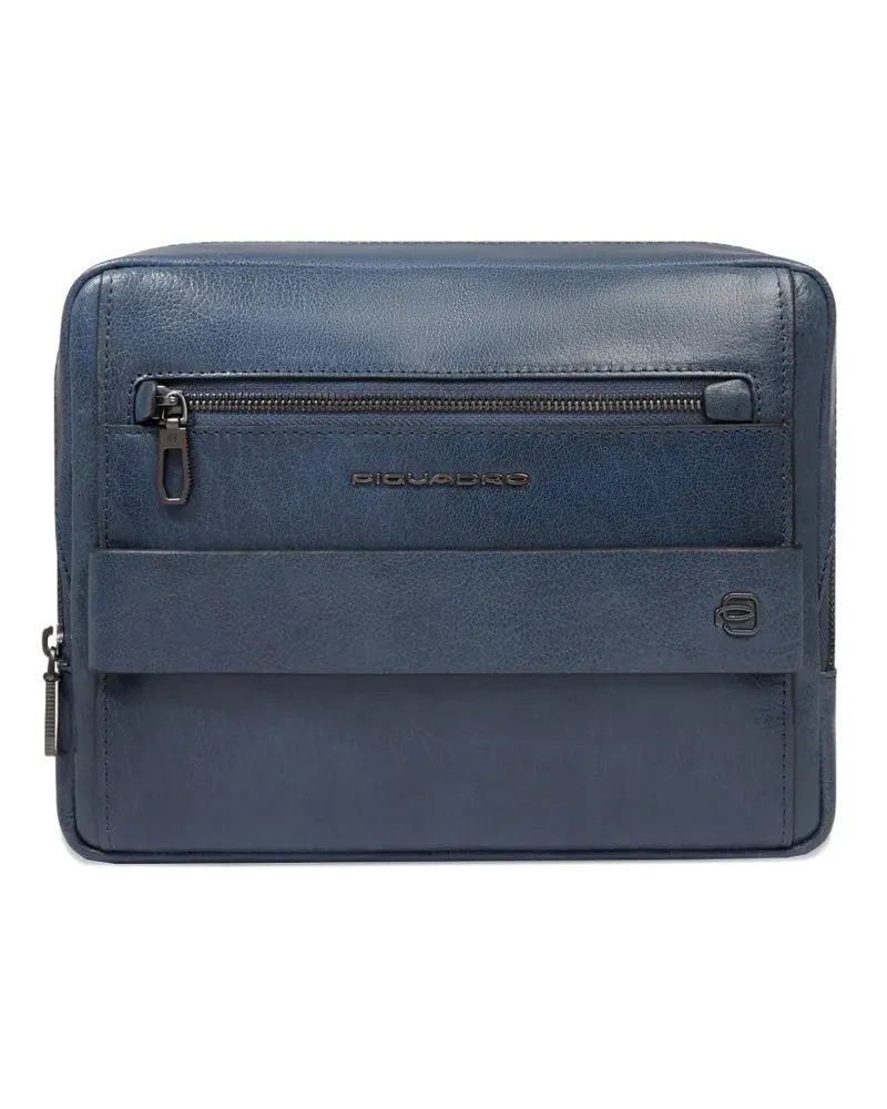 Piquadro zip laptop bag - Blau Blau