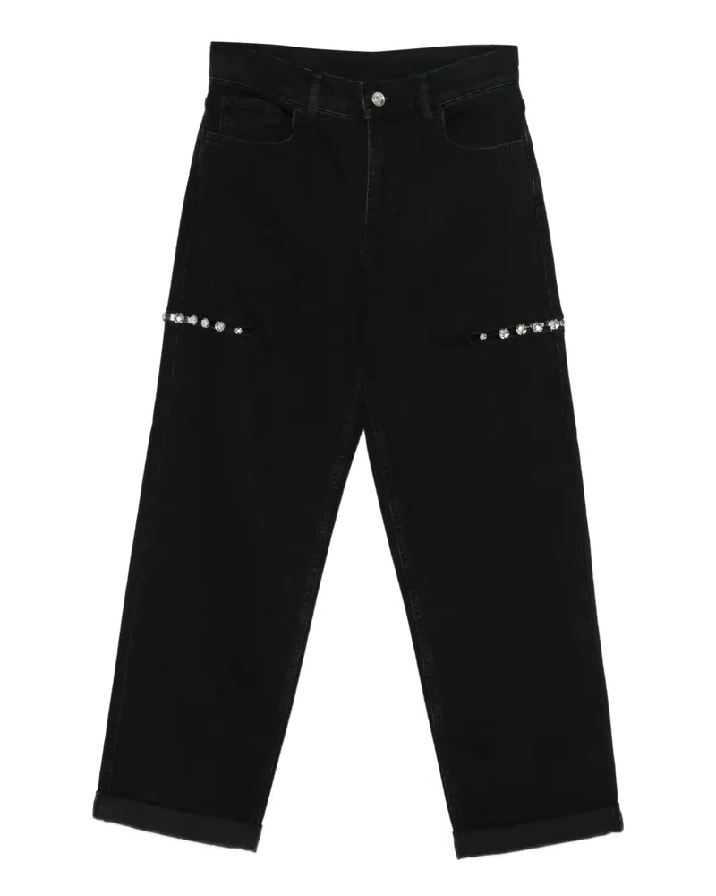 Liu Jo embellished jeans - Schwarz Schwarz