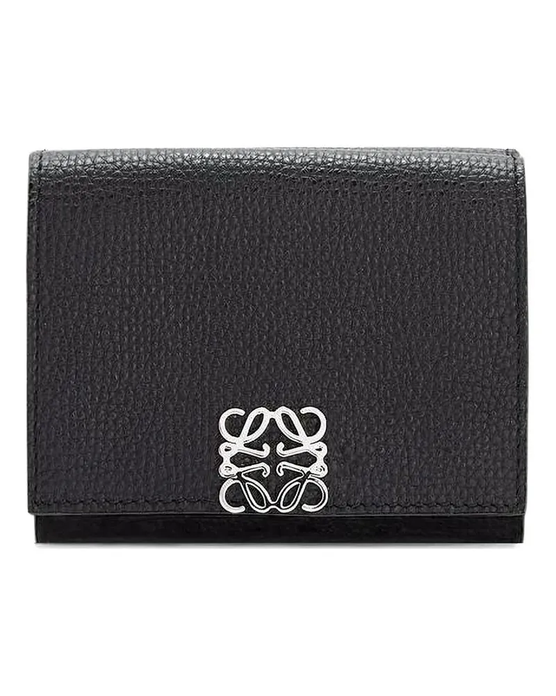 Loewe Portemonnaie mit Anagramm - Schwarz Schwarz