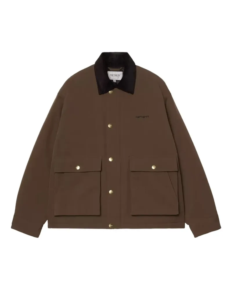 Carhartt WIP Quentin Jacke mit Cordkragen - Braun Braun