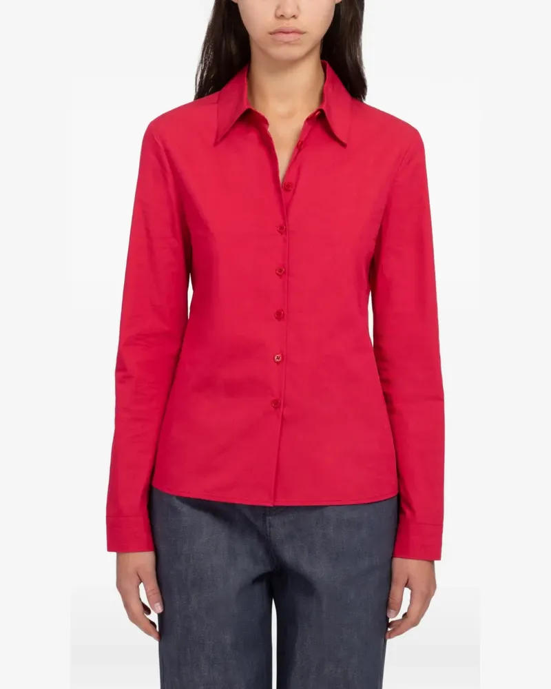 AMOMENTO slim-fit shirt - Rot Rot