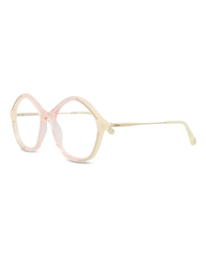 Chloé Brille mit geometrischem Gestell - Rosa Rosa