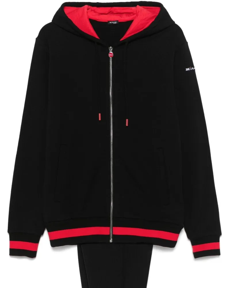 Kiton Jogginganzug aus Baumwolle - Schwarz Schwarz
