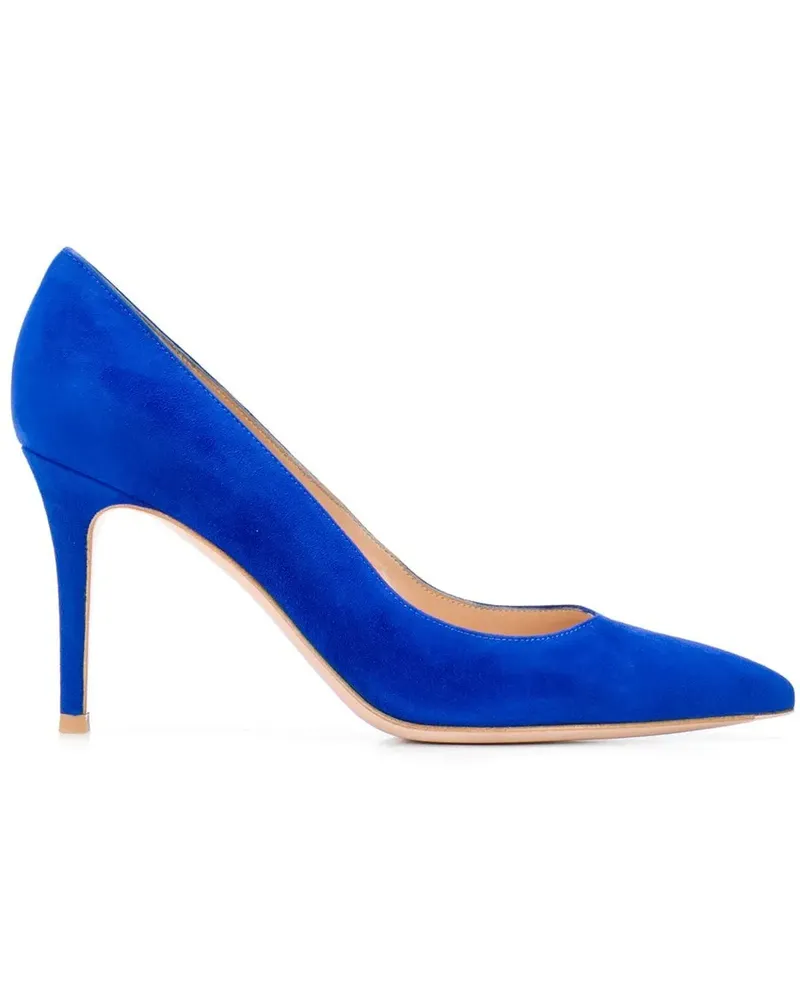 Gianvito Rossi 105' Pumps mit spitzer Kappe - Blau Blau
