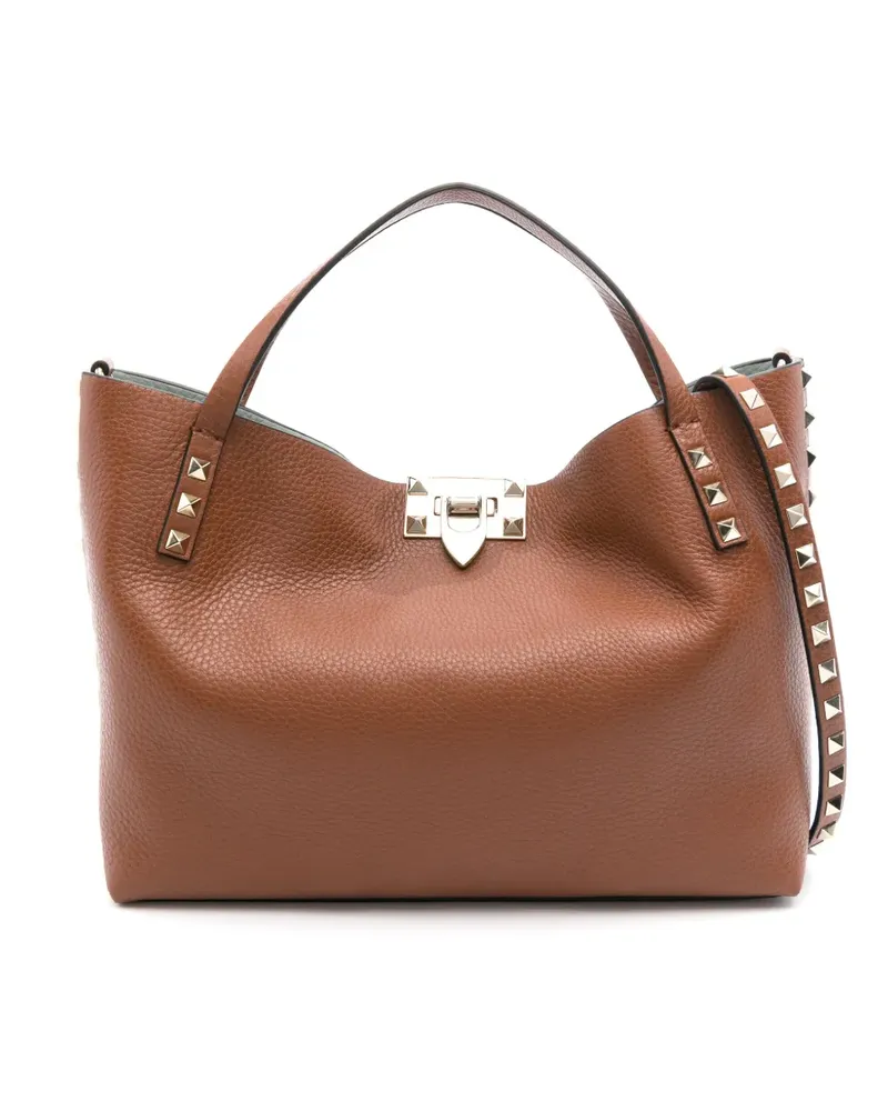 Valentino Garavani Kleine Rockstud Handtasche - Braun Braun