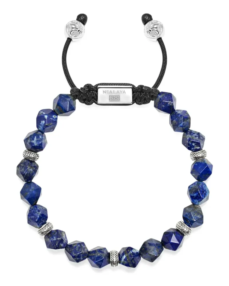 Nialaya Armband mit Perlen - Silber Silber