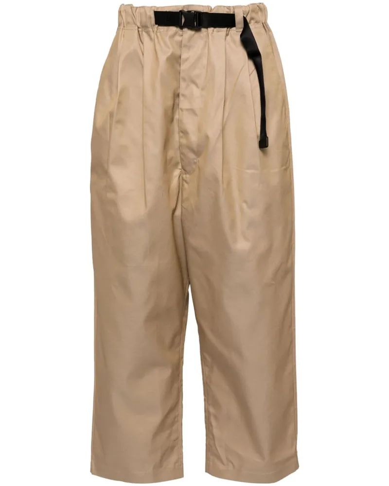 Comme des Garçons Hose mit Schnallen - Braun Braun