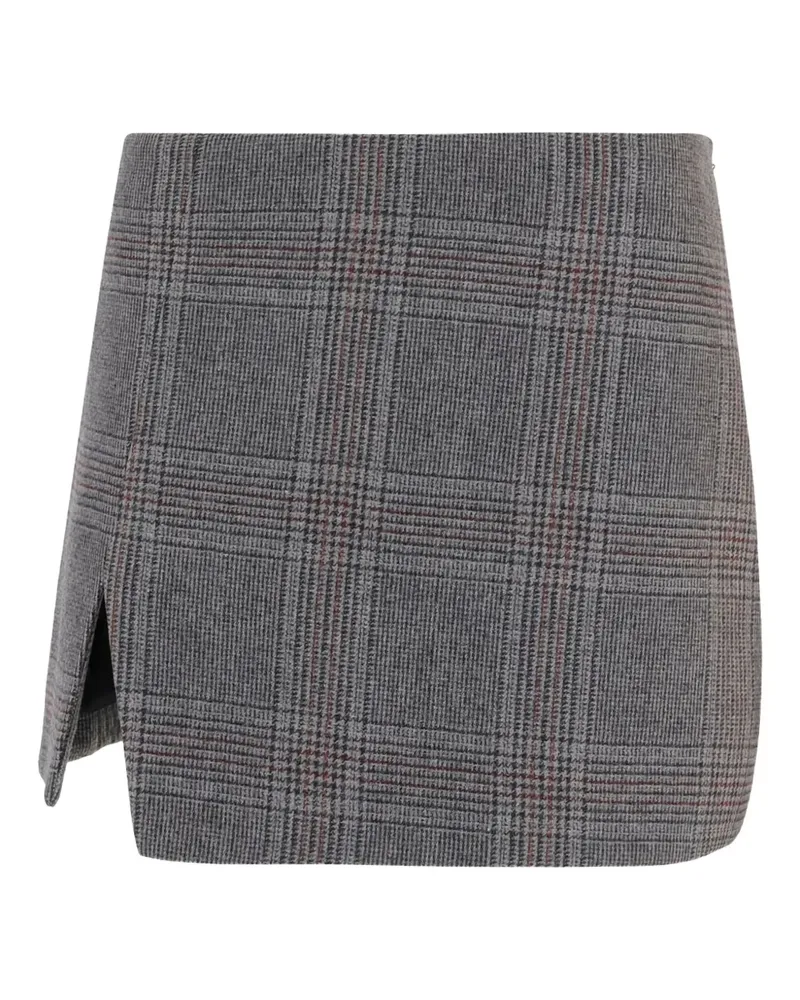 The Garment check pleated mini skirt - Grau Grau