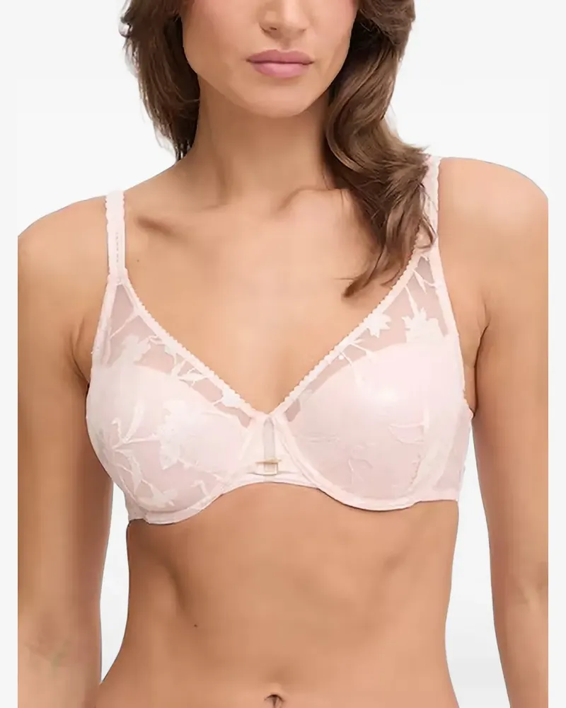 Chantelle floral-lace underwired bra - Rosa Rosa