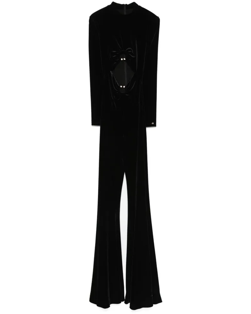 NISSA Jumpsuit mit Cut-Outs - Schwarz Schwarz