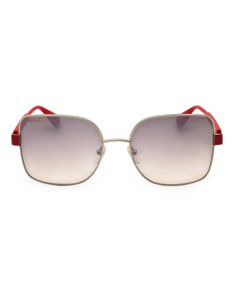 MAX&Co. square-frame sunglasses - Gold Gold